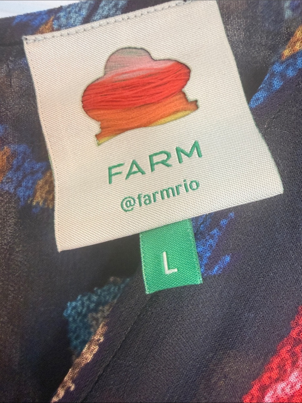 FARM Rio Black Maxi Dress with Multicolor Paisley Print - Picture 11 of 11